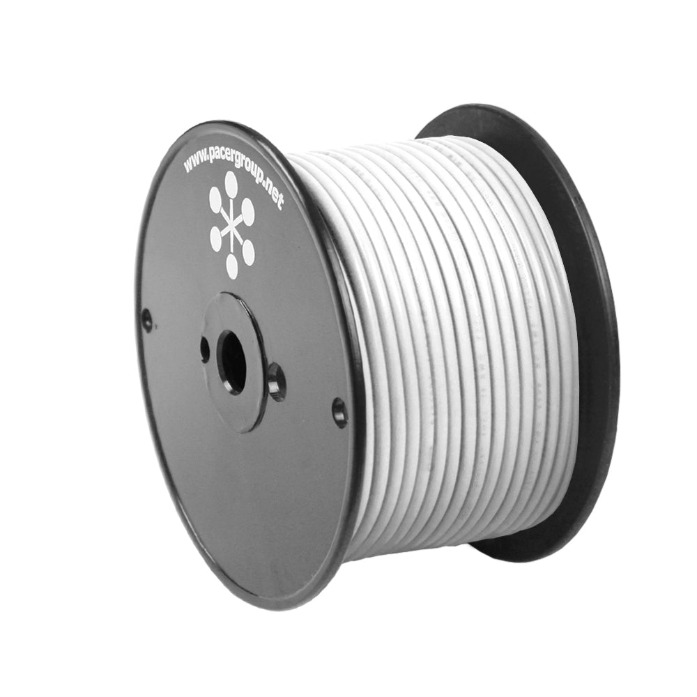 Pacer Group 18 AWG White Primary Wire 100ft - WUL18WH-100 Image 1
