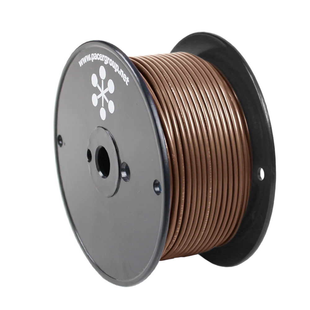 Pacer Group 16 AWG Brown Primary Wire - WUL16BR-250 - 250ft Image 1