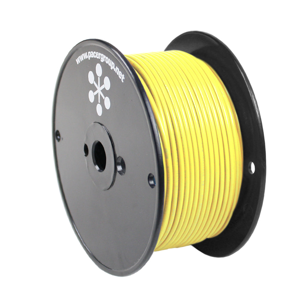 Pacer WUL14YL-250 Yellow 14 AWG Marine Wire 250' Tinned Copper Flexibility Image 1