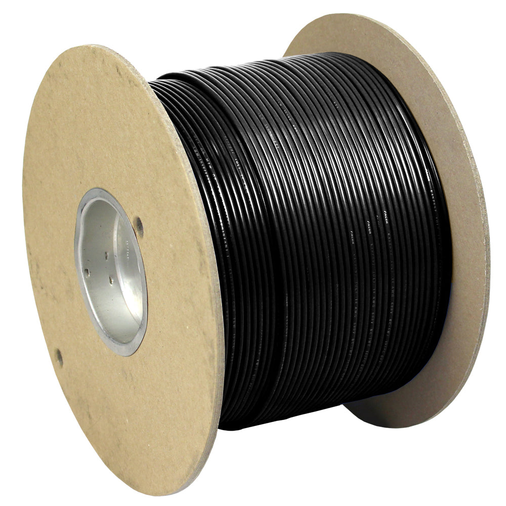 Pacer Group WUL14BK-1000 Marine Wire 14 AWG Black 1,000' Tinned Copper Image 1