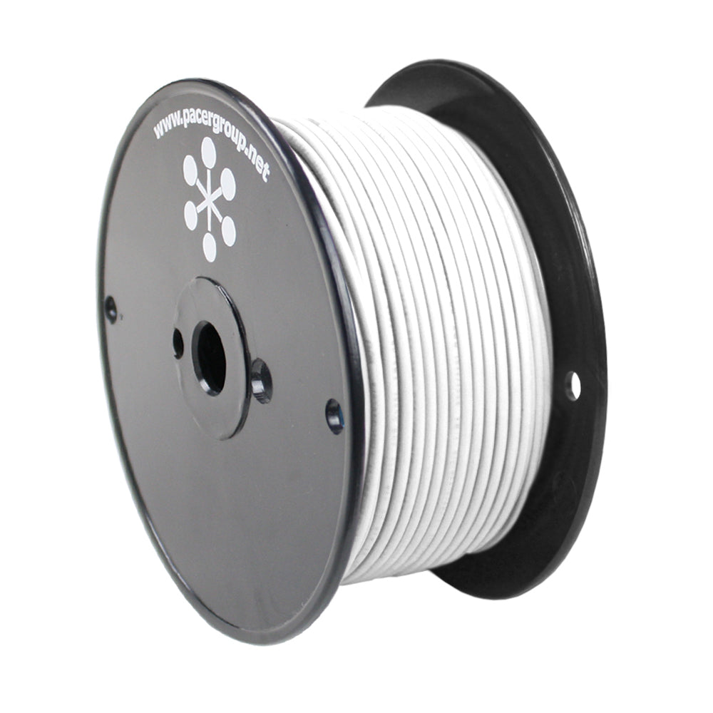 Pacer Group WUL10WH-250 Marine 10 AWG Primary Wire 250'' White Image 1