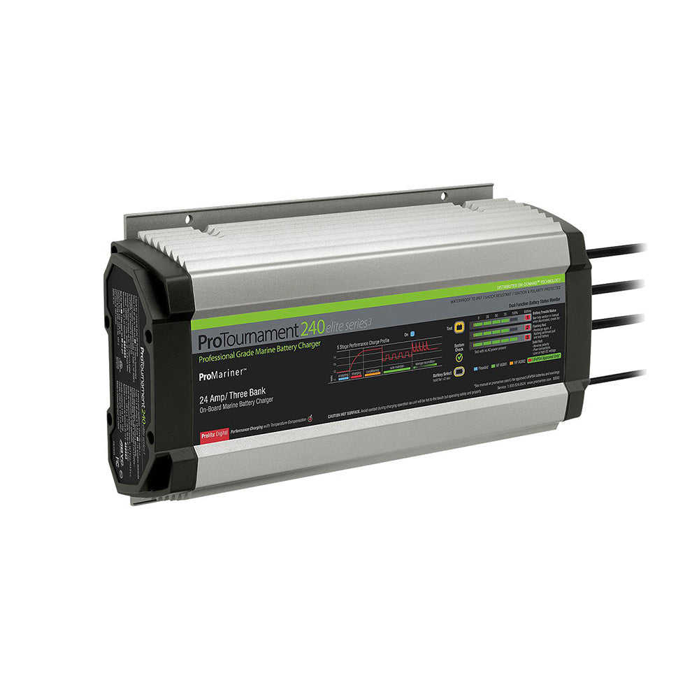 Promariner 53243 Protournament 240 Elite Series3 3-Bank On-Board Marine Battery Image 1