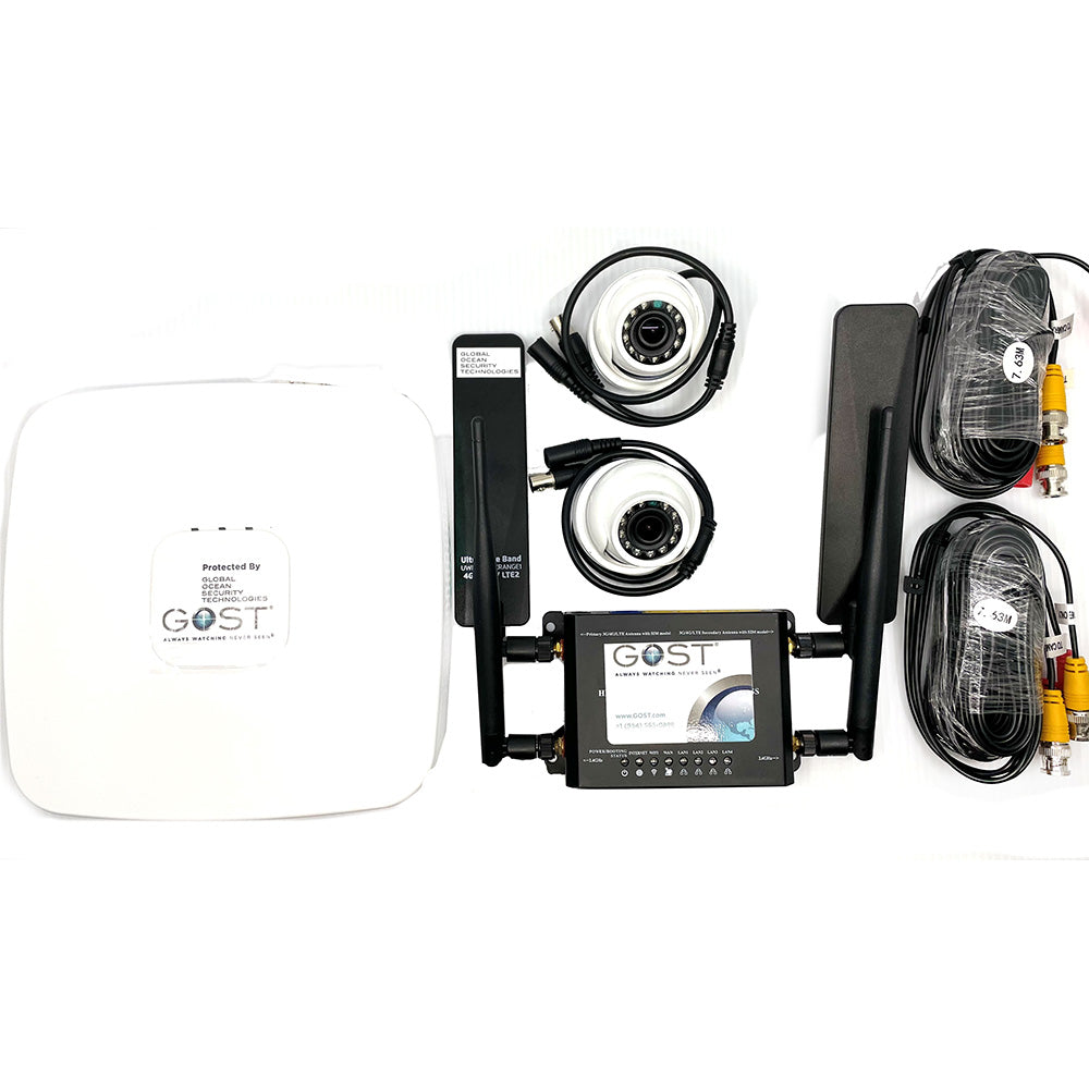 Gost Gwhd-XVR 4TB HDD Base Package - HD Security System for up to 8 Cameras Image 1