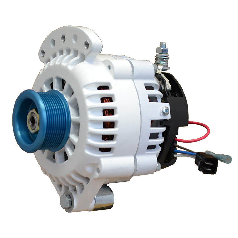 Balmar 621-100-J10 Alternator 100 Amp 12V 1-2" Single Foot Spindle Mount J10 Image 1