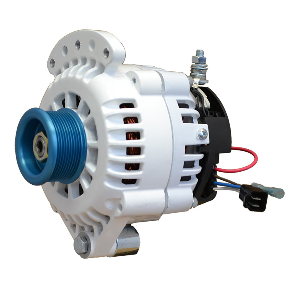 Balmar 621-120-J10 Alternator 120 Amp 12V 1-2" Single Foot Spindle Mount J10 Image 1