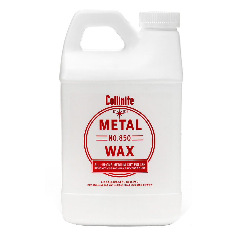 Collinite 850 Metal Wax Polish - 64oz Medium Cut for Automotive & Marine Surfaces Image 1