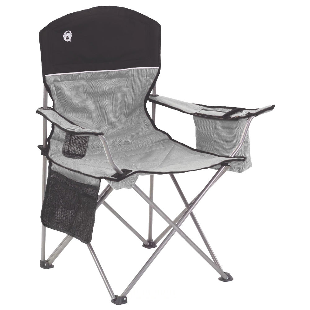 Coleman 2000034873 Cooler Quad Chair Grey And Black Image 1