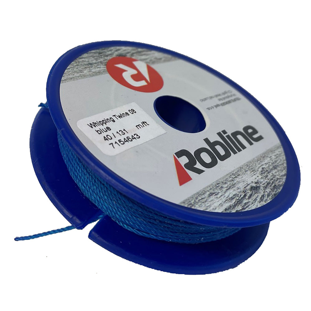 Robline TYN-08BLUSP Waxed Whipping Twine Blue 0.8mm Image 1