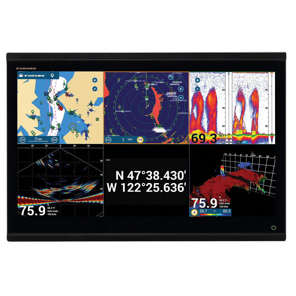 Furuno TZT22X 22" MFD with Wide All-Glass Display Image 1