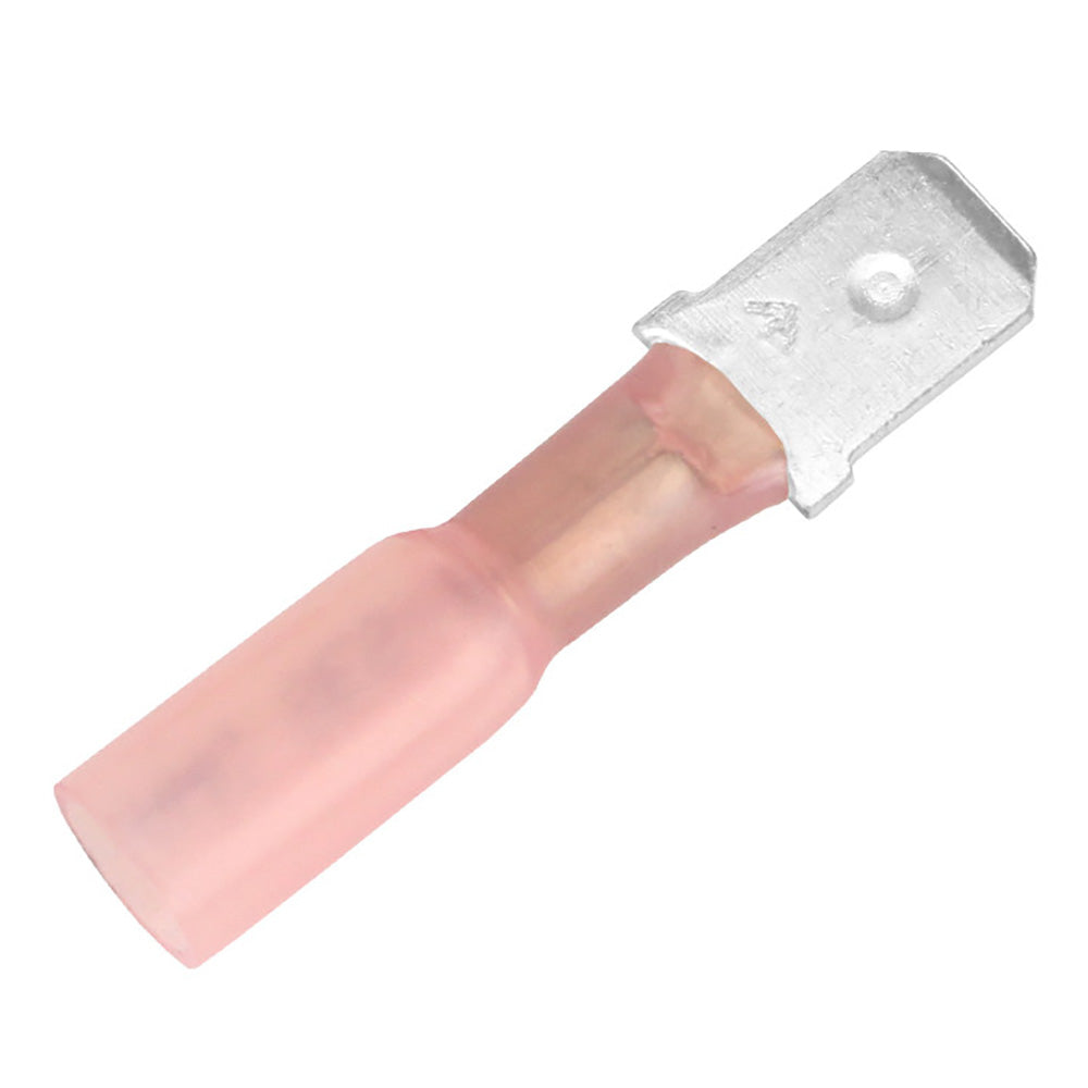 Pacer Group TDE18-250M-3 Male Disconnect (3-Pack) - Heat Shrink AWG 22-18 Image 1