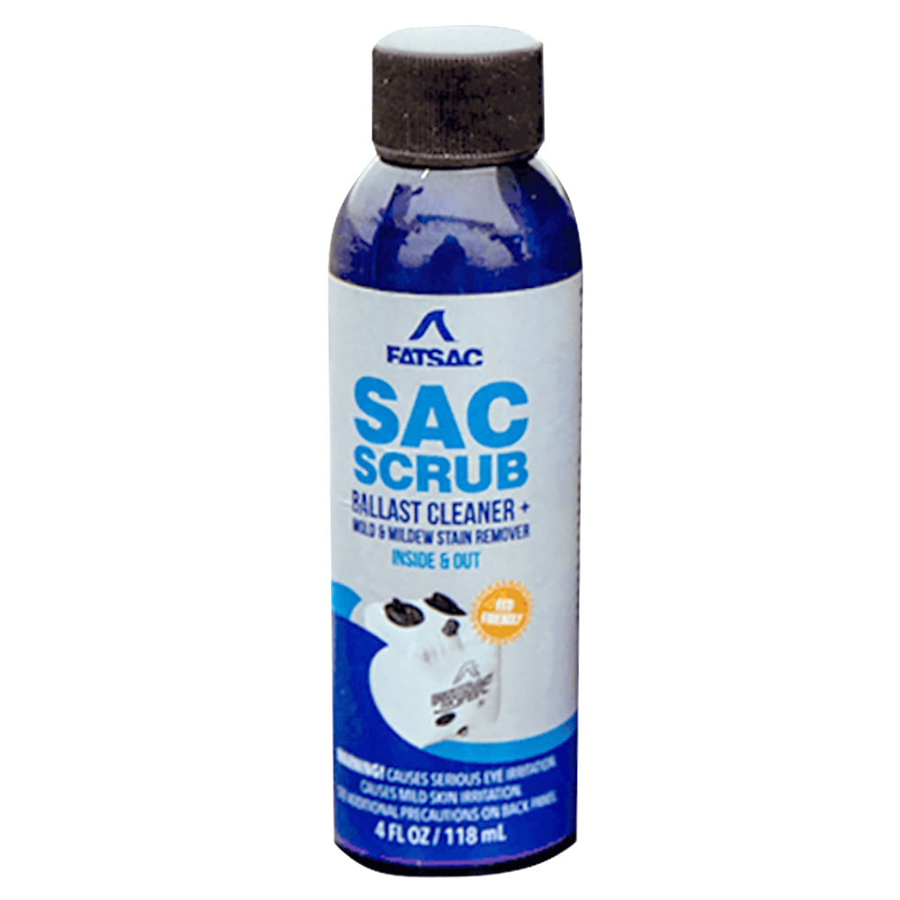 Fatsac Mold and Mildew Prevention Sac Scrub - 4oz Single-Use Bottle Image 1