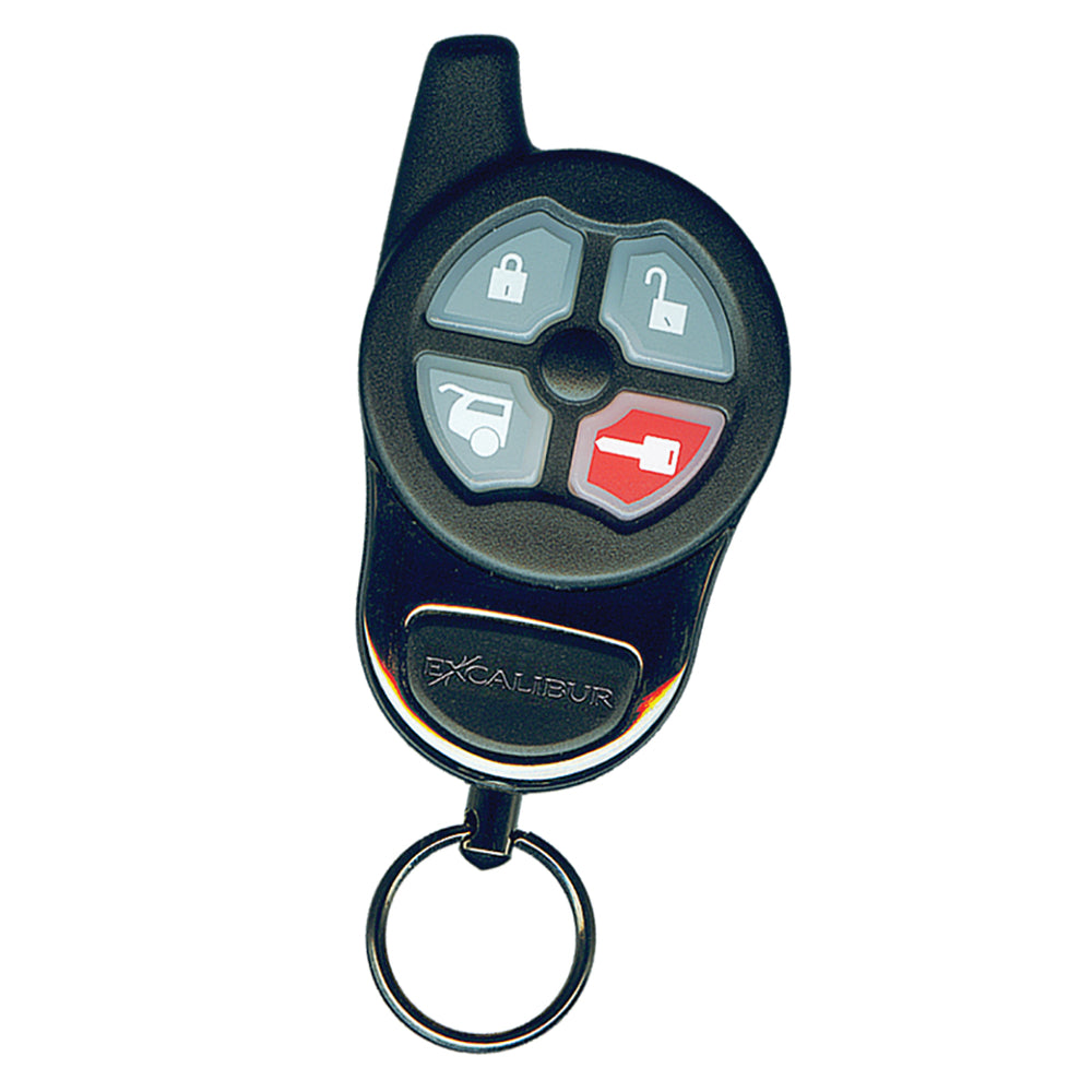 Excalibur Alarms 1410-07 Omega 4 Button Transmitter Remote Fob Image 1