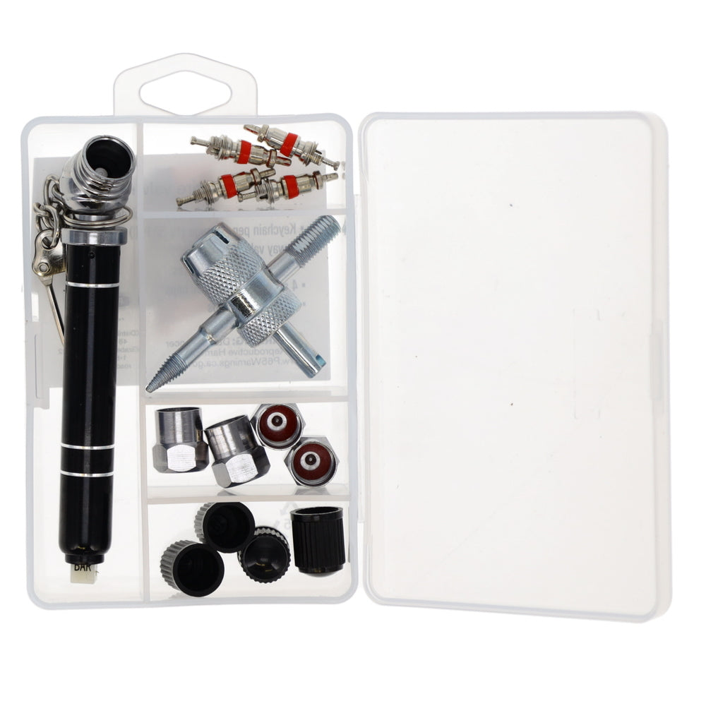 RoadPro 23TR001 4-Way Tire Valve Tool Stem Core Replacement Kit