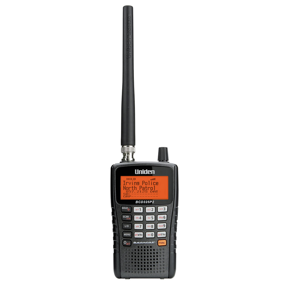Uniden BCD325P2 Handheld Scanner - APCO 25, Phase 1 & 2, X2-TDMA, EDACS, LTR Image 1