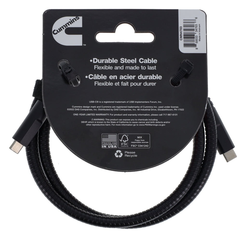Cummins CMN4703 Usb-C To C Cable