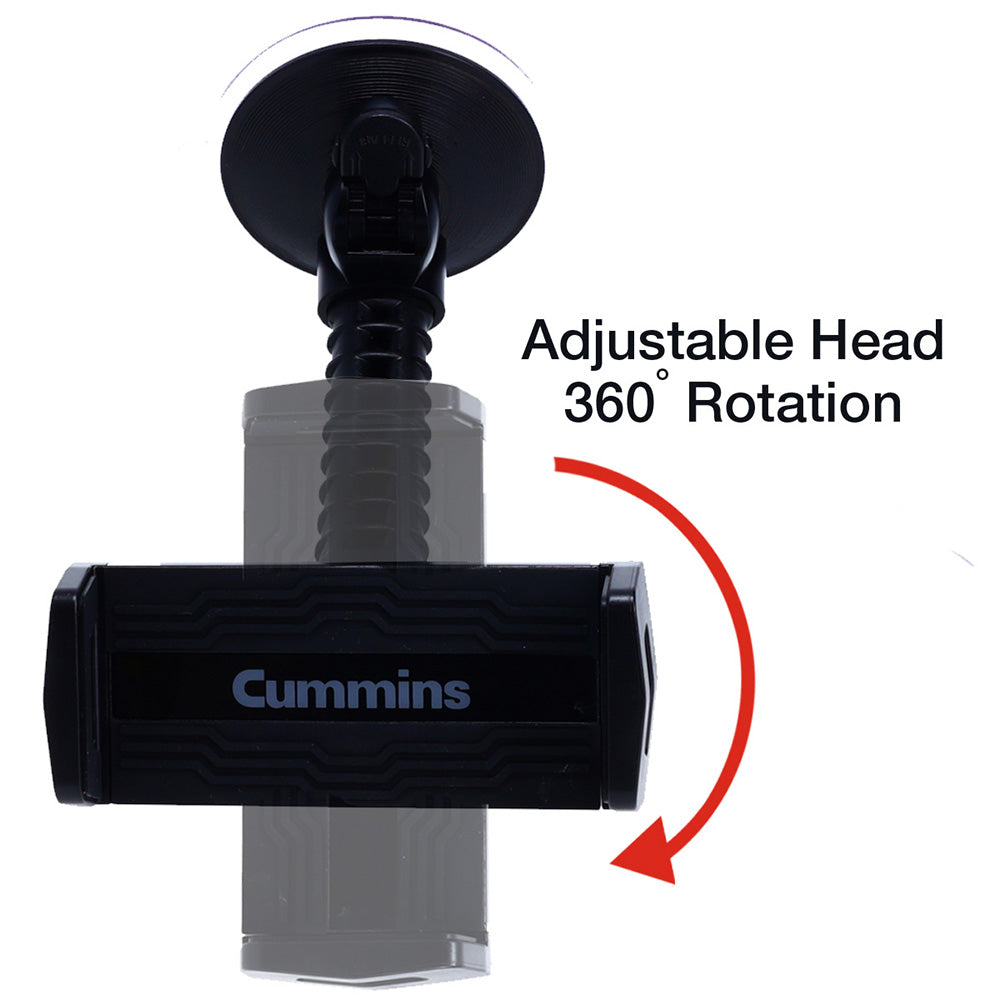 Cummins CMNWSTBLT Windshield Tablet Mount Suction Cup Holder