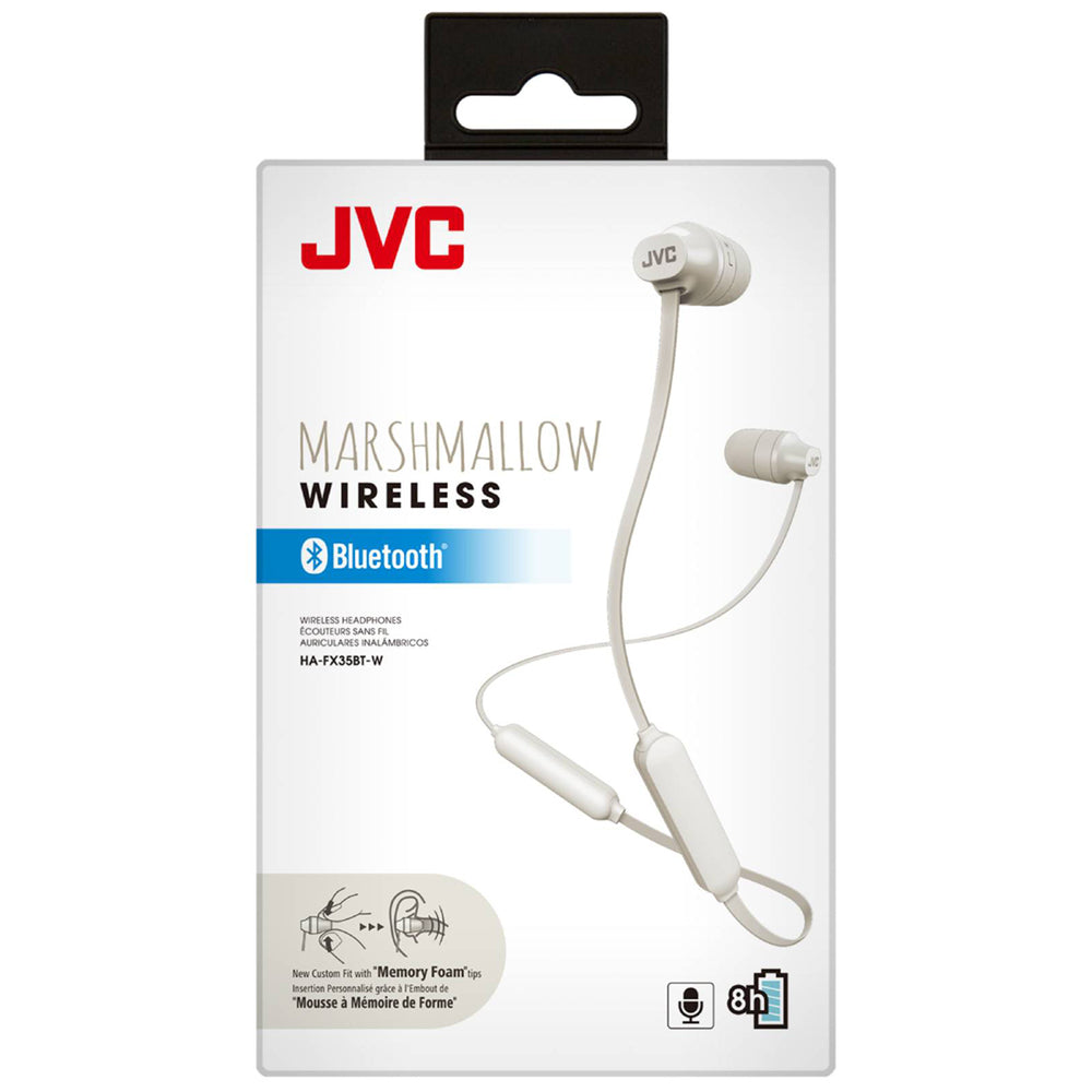 JVC HAFX35BTW Neckband Headset - Wireless Listening | Voice-Assistant Compatible | Rainproof Image 1