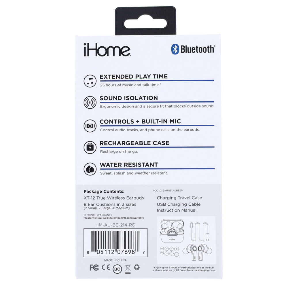 iHome HMAUBE214RD TWS Stick with 25hr Play Time