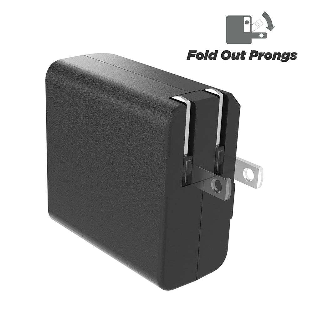 Scosche HPDC8C8SP Dual 18W USB-C Fast Wall Charger