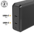 Scosche HPDC8C8SP Dual 18W USB-C Fast Wall Charger