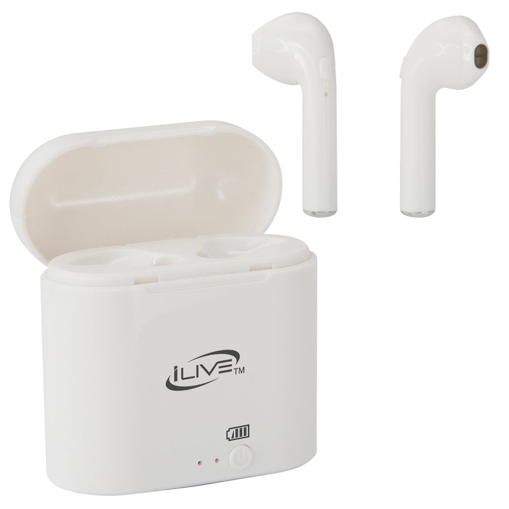 iLive IAEBT209W Truly Wireless Earbuds White Built-In Microphone Image 1