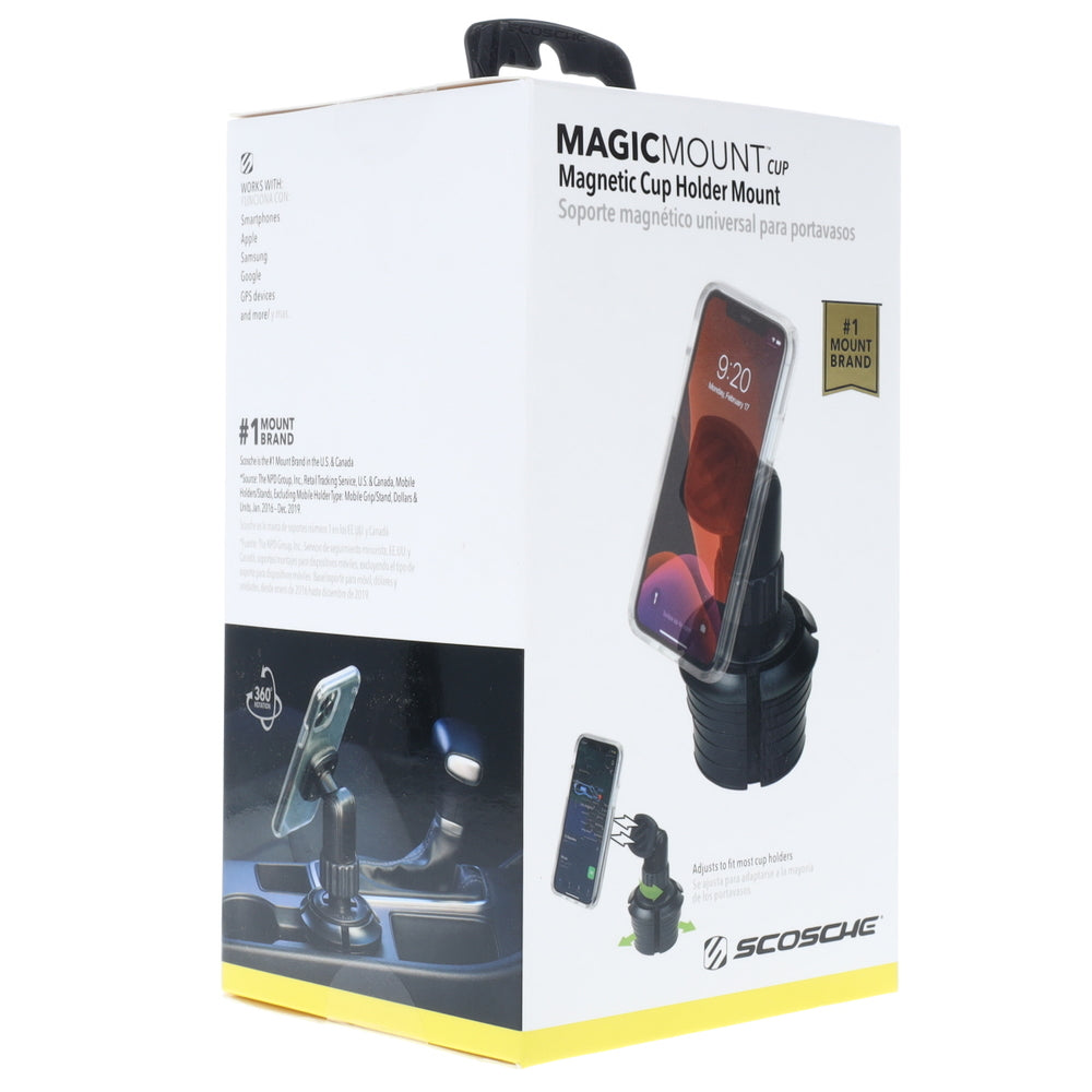 Scosche MAGCUPMSP1 Cupholder Mount with Powerful Magnets