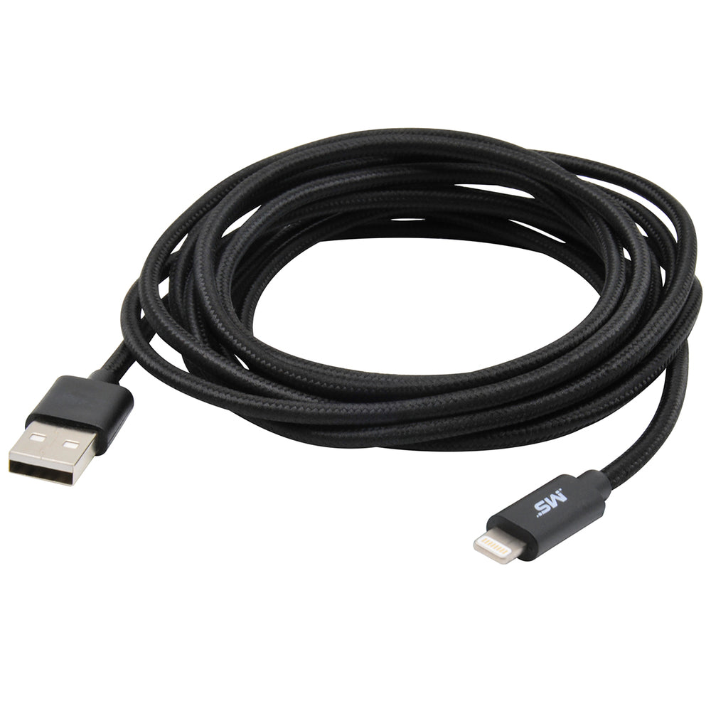 MobileSpec MB06623 Ms 10Ft Lightning Compatible Cable Bk Image 1