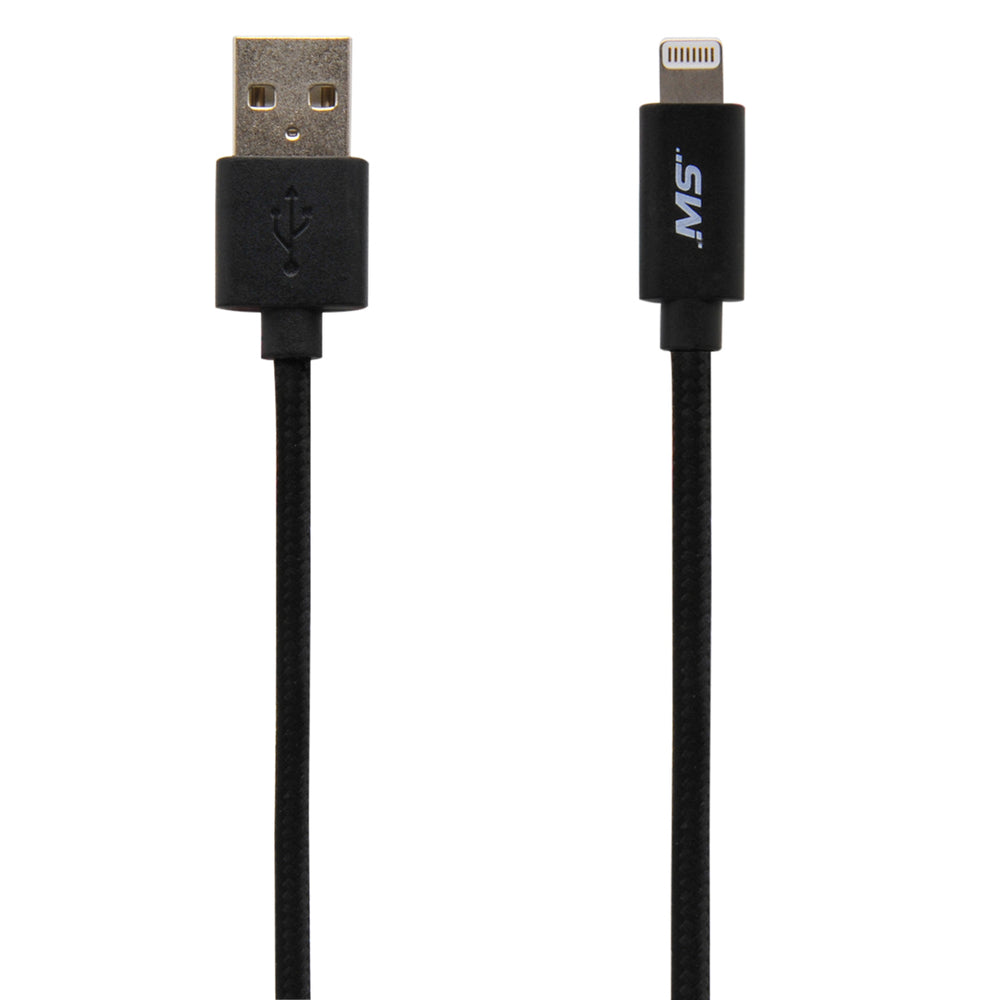 MobileSpec MB06623 Ms 10Ft Lightning Compatible Cable Bk