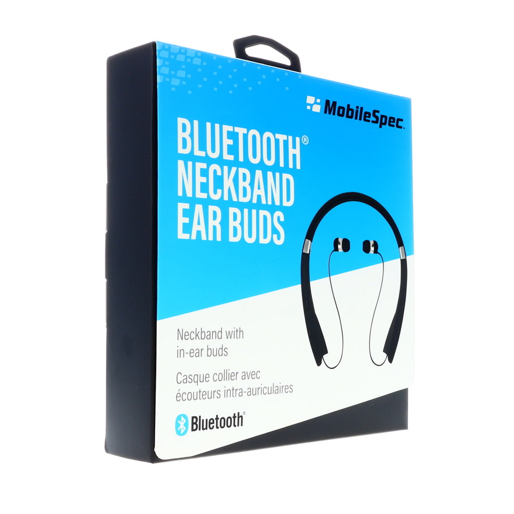 MobileSpec MBS11182 Premium Stereo Bluetooth Earbuds Black