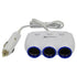 MobileSpec MS312USBBLW 12V 3-Way Adapter with 2 USB Ports Image 1