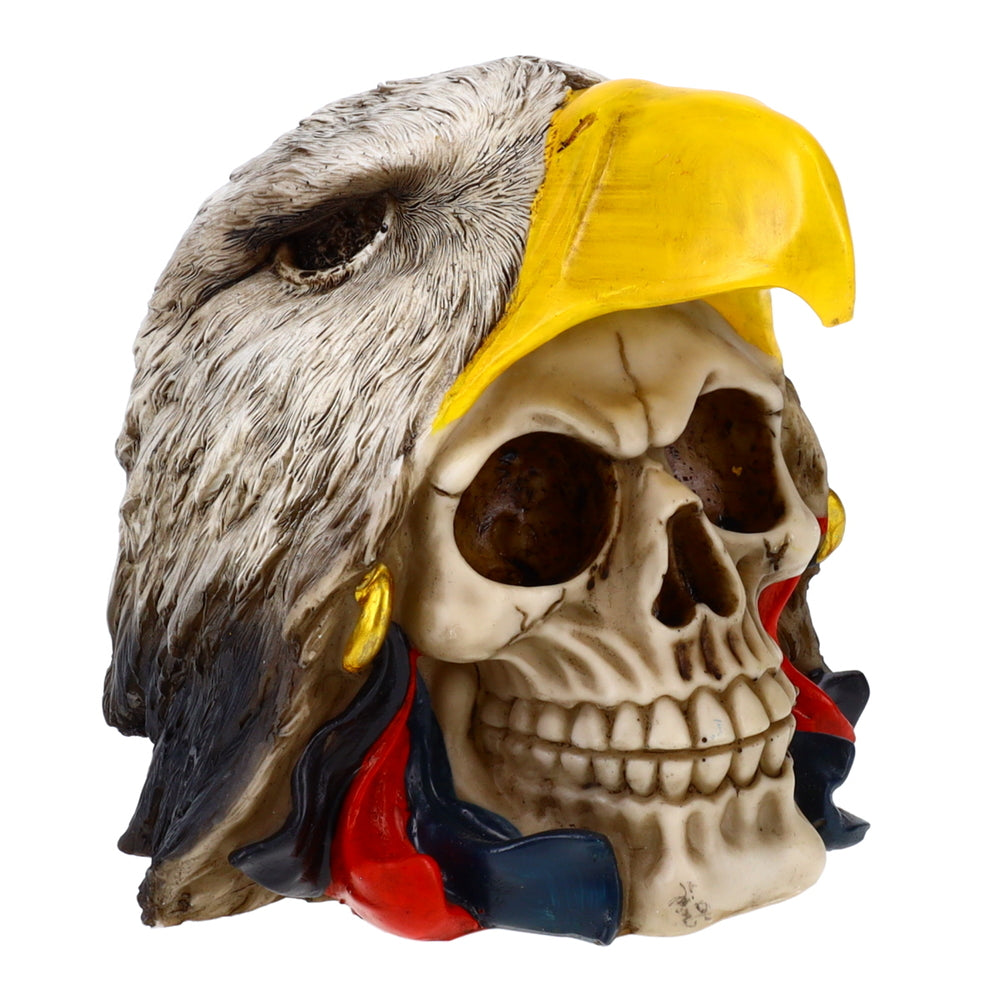Treasure Cove P754741 Eagle Hat Skull Decoration