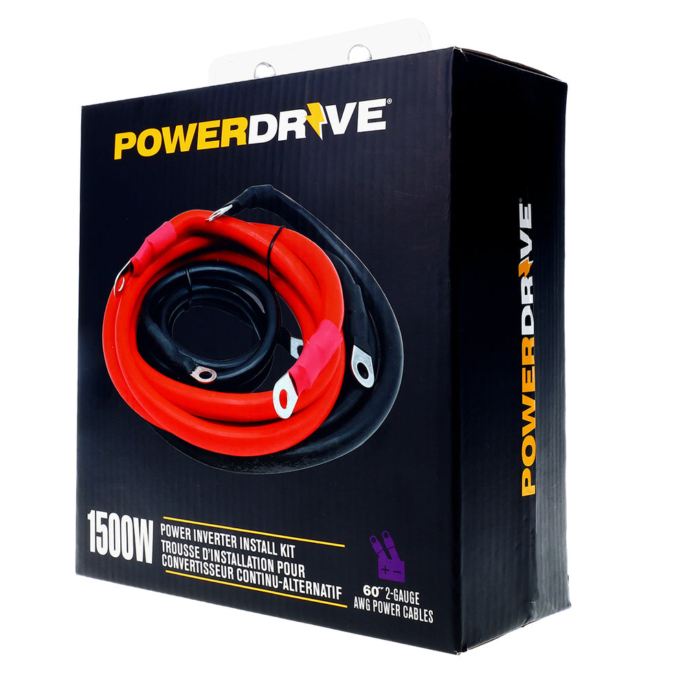 PowerDrive PDIKT1 1500 Watt Power Inverter Installation Kit