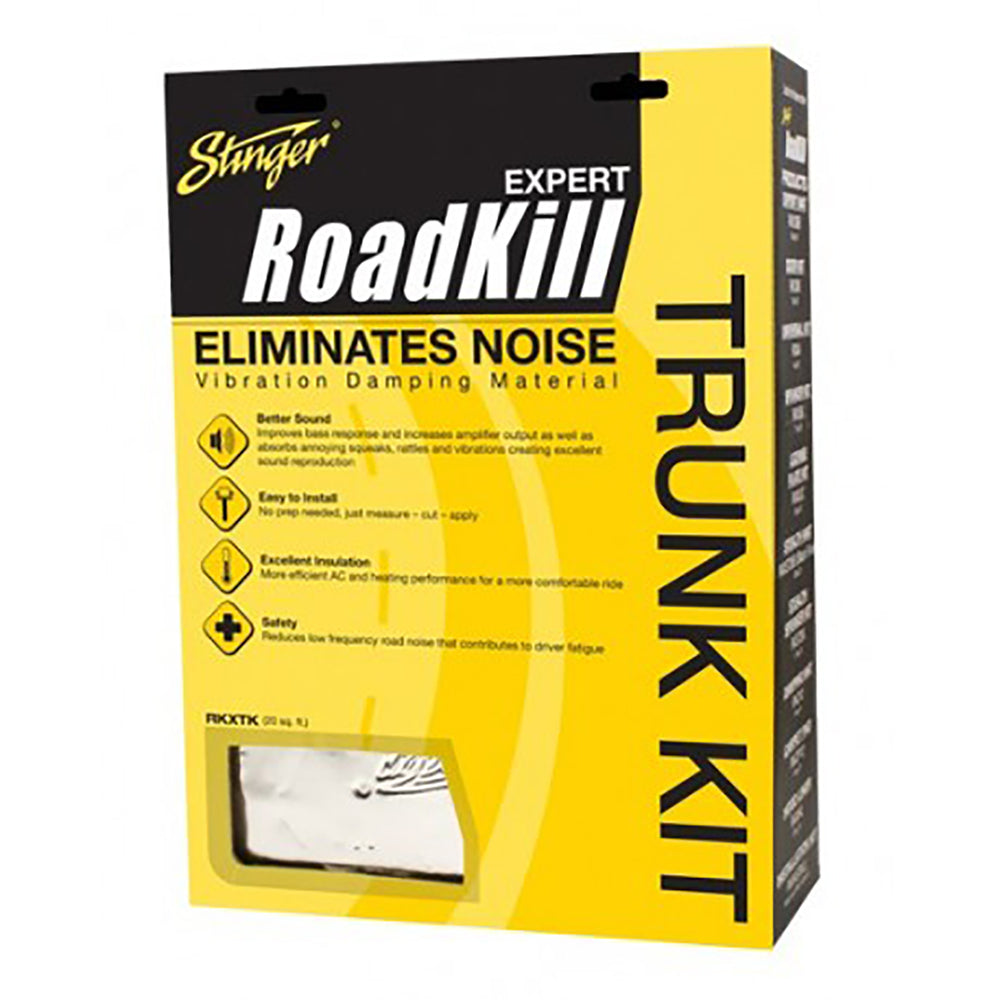 Stinger RKXTK Roadkill Trunk Kit 20Sqft Sound Damping Image 1