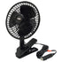 RoadPro RP-1137 12V Truck Fan Clip-On or Dash Mount Oscillating Portable Image 1