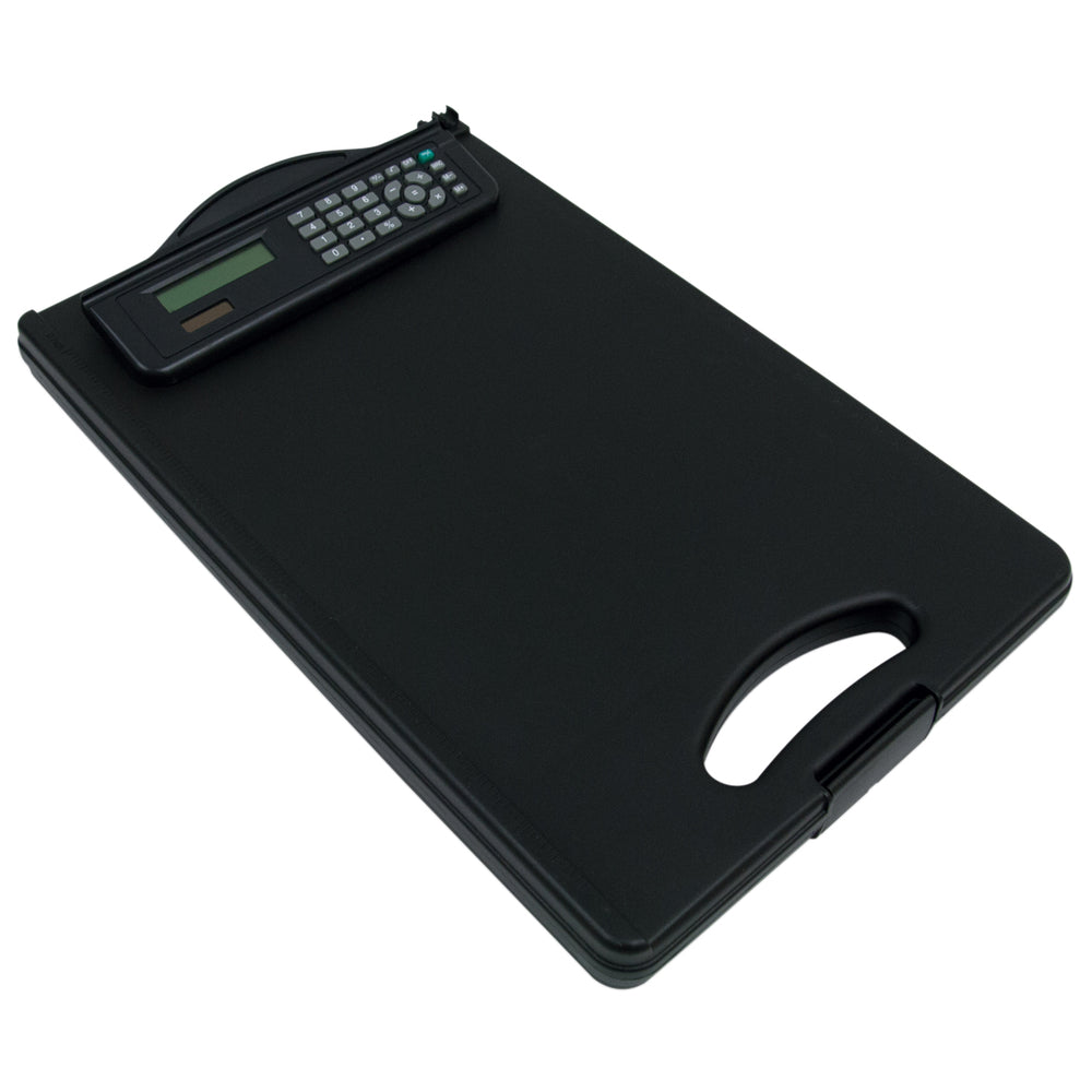 RoadPro RPO-01259S Mobile Desk Storage Clipboard with Solar Powered Calculator Image 1