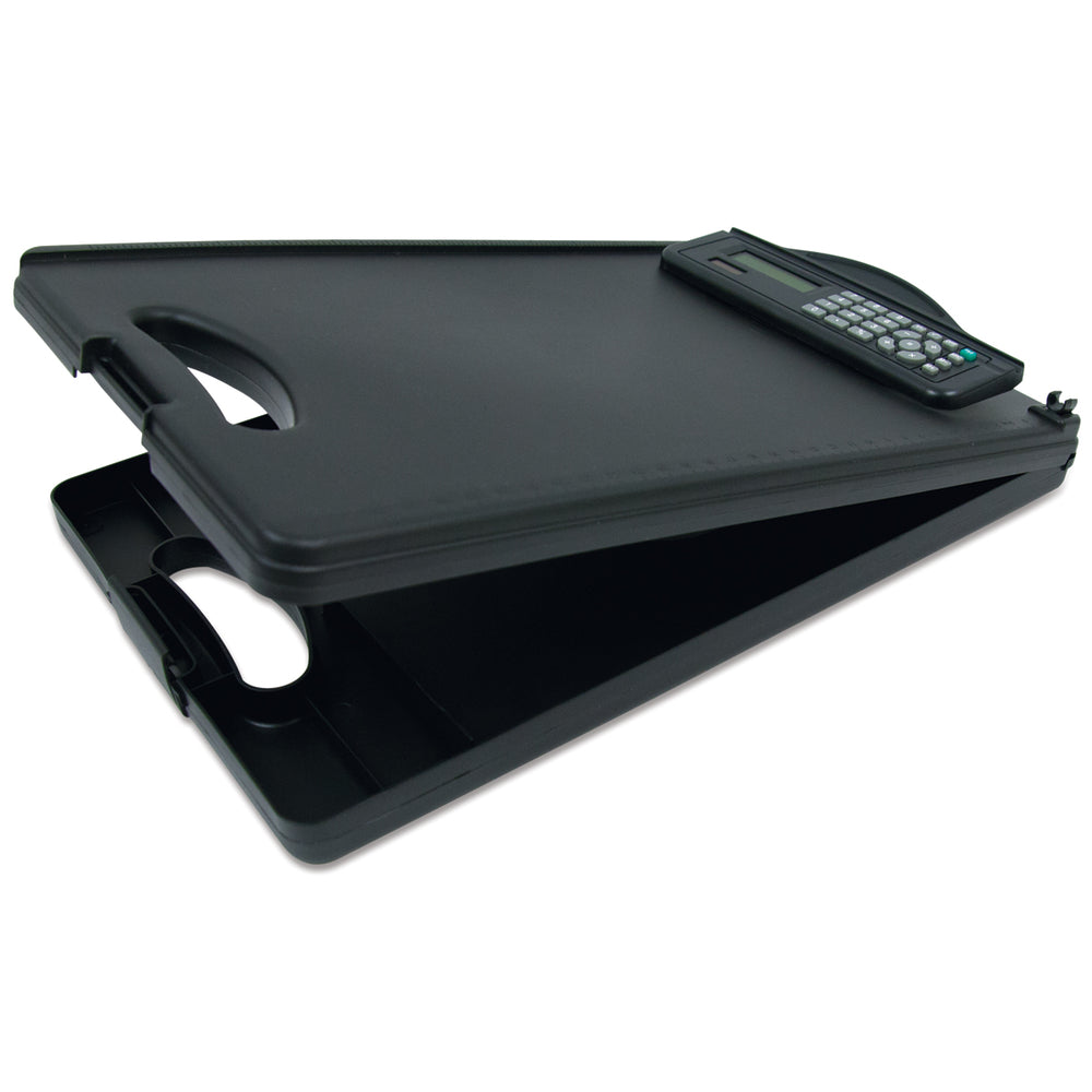 RoadPro RPO-01259S Mobile Desk Storage Clipboard with Solar Powered Calculator