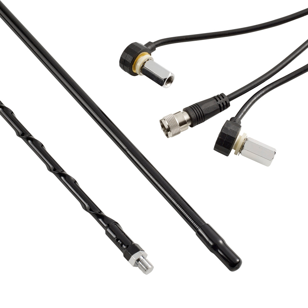 RoadPro RPPS-23KB 3ft Dual Antenna Kit - Black