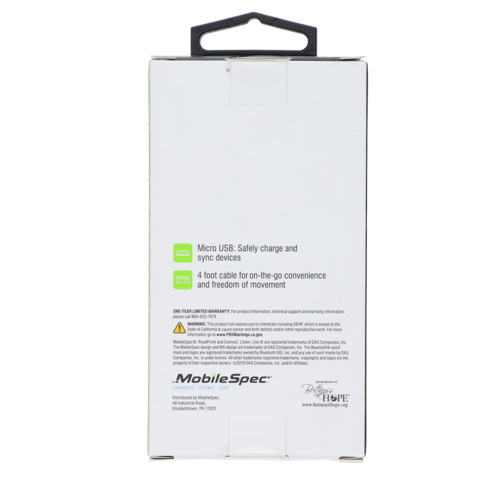 ROVE RV06102 4Ft Micro To Usb Cable Charging Cord And Sync