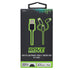 ROVE RV06551 4Ft 3-In-1 Multi Charging Cord Android And Iphone-Ready Cable Bl