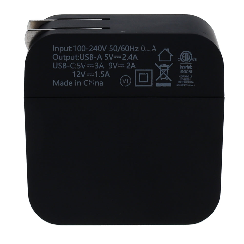 Scipio STPWRAC Dual Port 30W Ac Charger 30 Watt Usb And C Wall Co