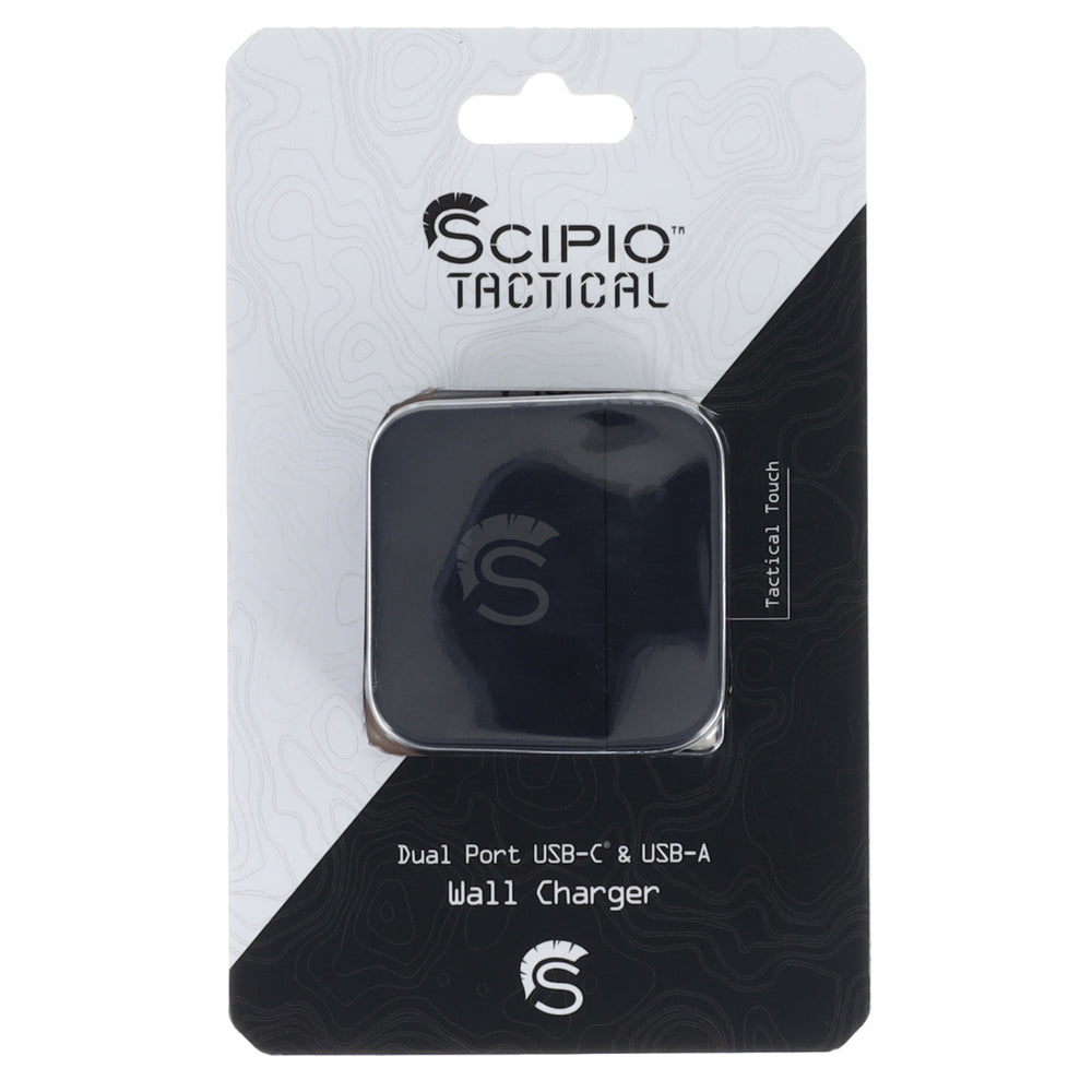 Scipio STPWRAC Dual Port 30W Ac Charger 30 Watt Usb And C Wall Co