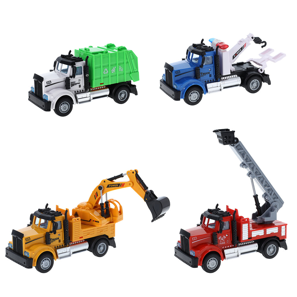 Treasure Cove TC00041 Pullback Transportation Trailer Image 1