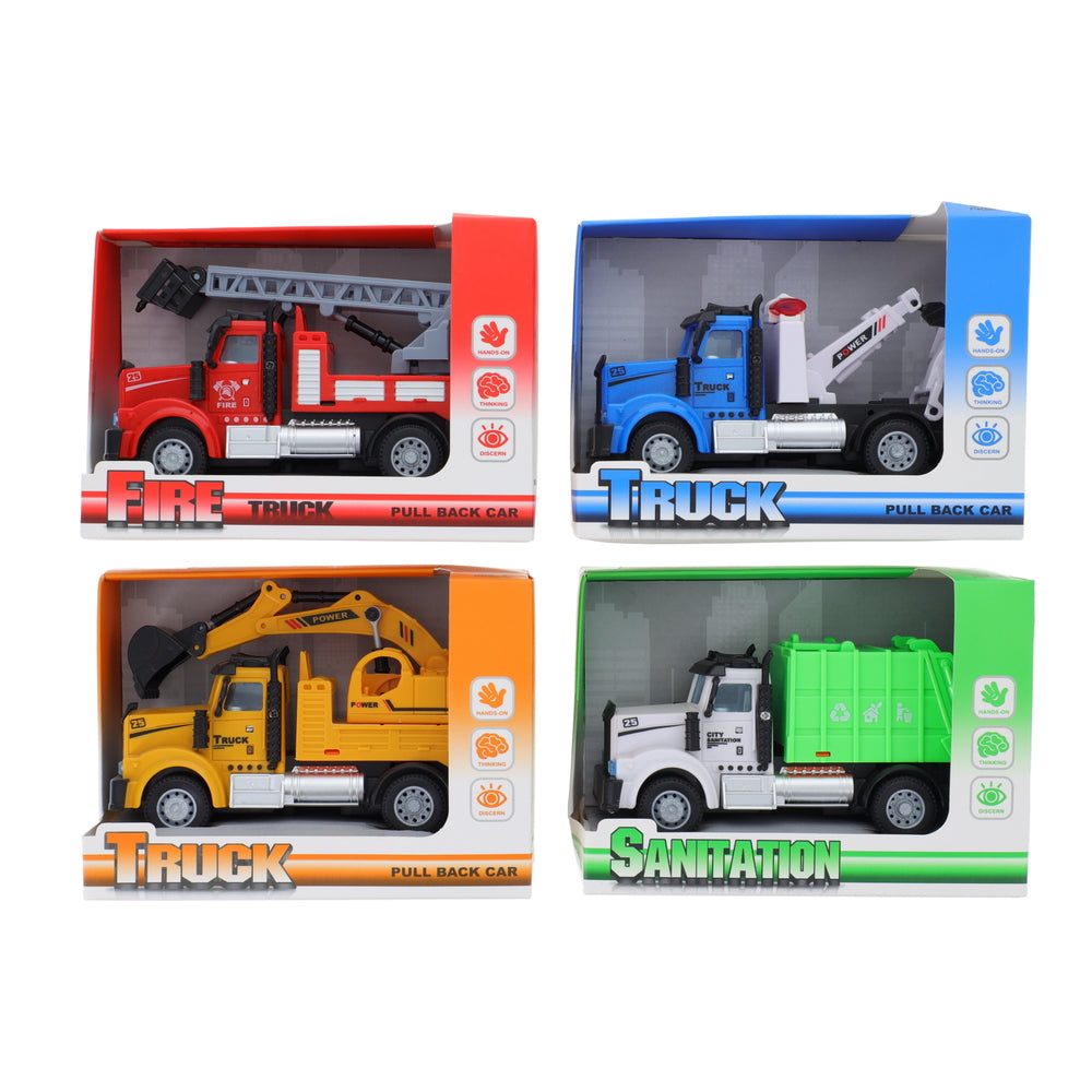 Treasure Cove TC00041 Pullback Transportation Trailer