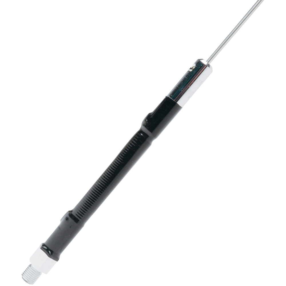 Solarcon TRX-1011B CB Antenna 4' Base Loaded Stainless Steel Whip Black Image 1