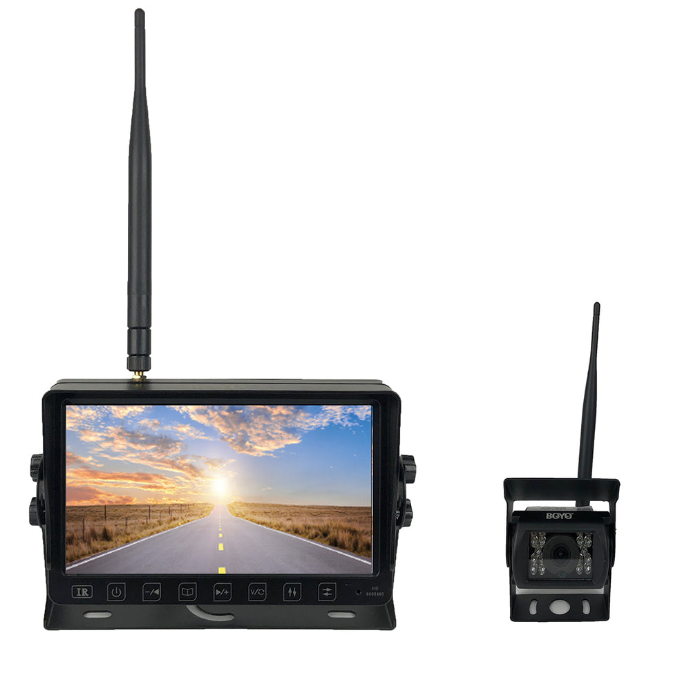 Boyo VTC703AHD 7In Digital Wireless Rearview System Image 1