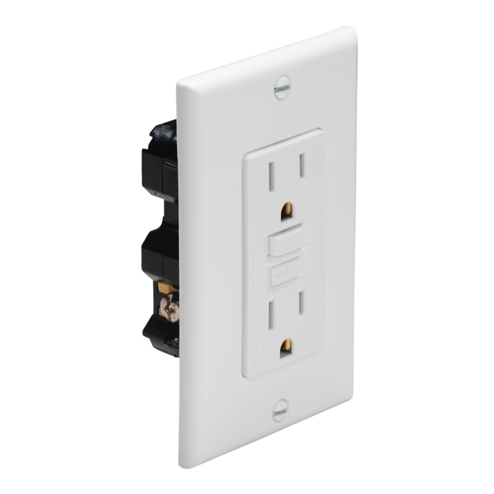 Navico group Americas LLC/Marinco 1591-FI.WH 15A 125V Duplex Receptacle with GFI Image 1