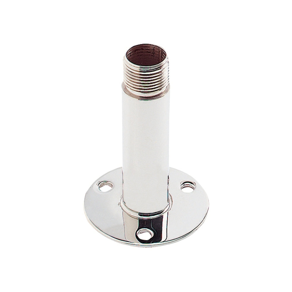 Shakespeare 4365 4" Tall Straight Stainless Steel 1"-14" Thread Marine Mount Image 1