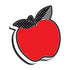 Ashley ASH09988 Magnetic Whiteboard Eraser - Red Apple Design - 3-3/4" Size Image 1