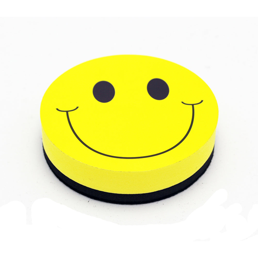 Ashley ASH10011 Magnetic Whiteboard Eraser Smile Face Image 1