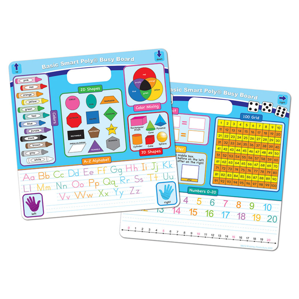 Ashley Productions ASH98012 Smart Poly Busy Board Dry Erase Activity Image 1